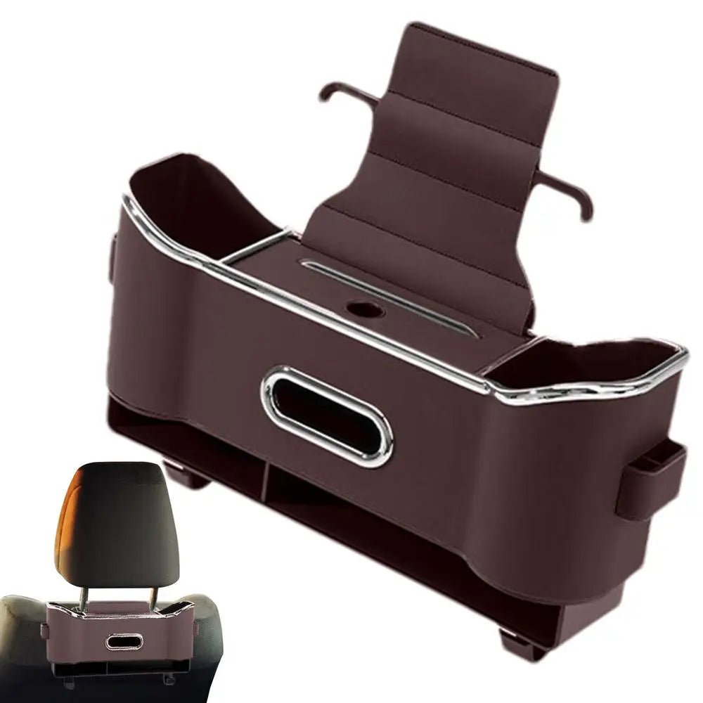 Οργανωτής πίσω καθίσματος με γάντζους και κουτί αποθήκευσης - Βελτιστοποιημένος χώρος & τακτοποιημένο αυτοκίνητο