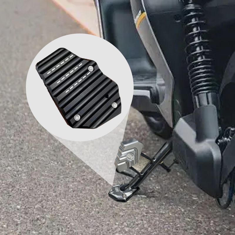 Supporto per parcheggio per moto e monopattini — Stabile e pratico 