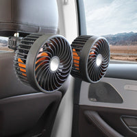 Dubbele Auto Ventilator — Oplaadbaar en Draaibaar 