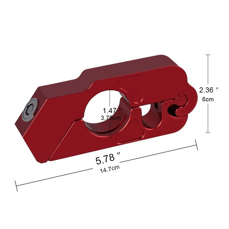 Motorcycle handlebar lock - Theft protection